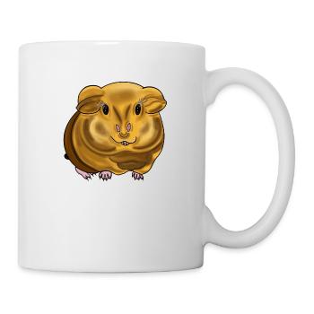 The guinea pig is cute and small. - Mug - white - Right