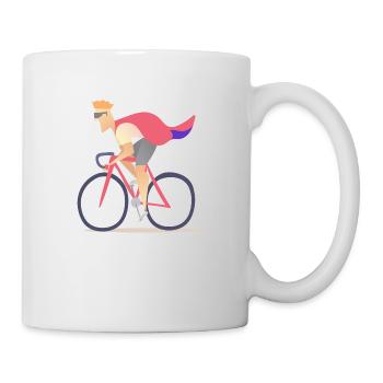 König der Mountainbike-Bekleidung King Robe - Tasse - Weiß - Rechts