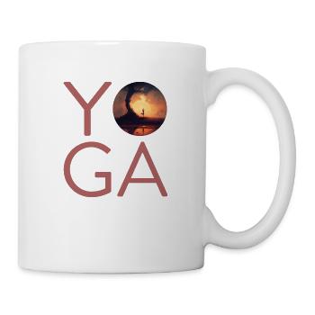 Yoga Typo Illu - Mug - white - Right