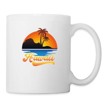 Hawaii Beach Design - Mug - white - Right