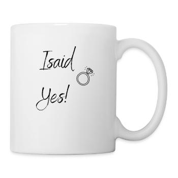 I said Yes - Tasse - Weiß - Rechts