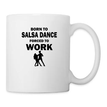 Dancing Dance Music - Tasse - Weiß - Rechts
