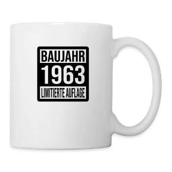 Baujahr 1963 - Tasse - Weiß - Rechts