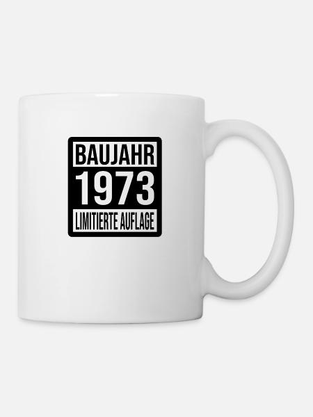 Baujahr 1973 - Tasse - Weiß
