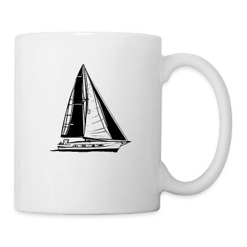 Sailing Sailing Sailboat Sailing Ship Sailor - Mug - white - Right