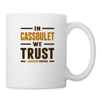 In Cassoulet we trust - Mug blanc - blanc - Droite