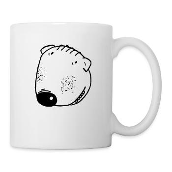 Hund - Tasse - Weiß - Rechts