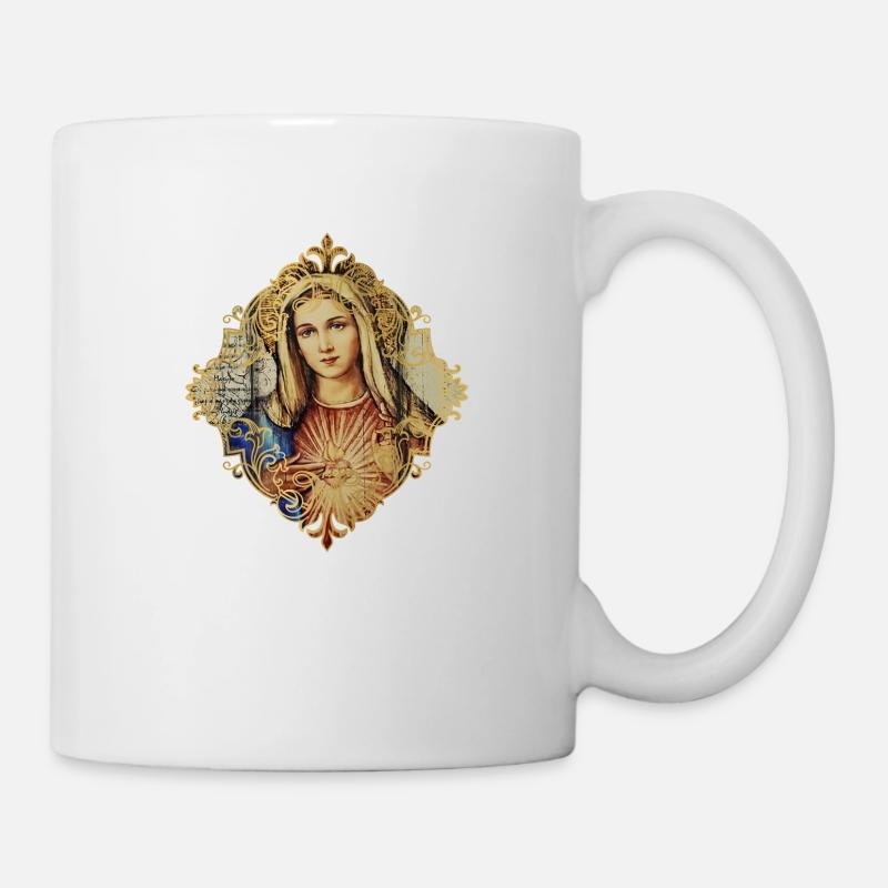 Sainte Marie Marie Vierge Marianne Vierge Marie Sainte - Mug blanc - blanc