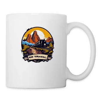 Reise Nr. 2 - Tasse - Weiß - Rechts