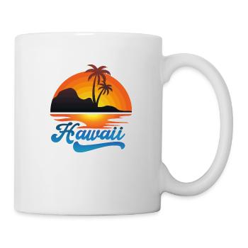 Hawaii Beach Design - Mug - white - Right