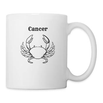 Cancer - Tasse - Weiß - Rechts