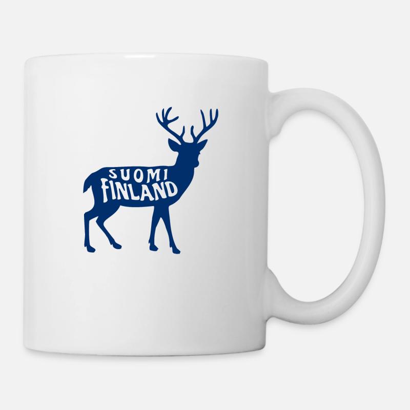 Suomi Finland Deer - Mug - white