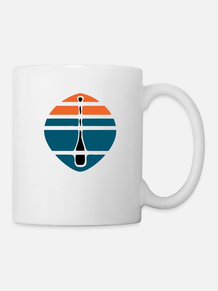 Paddle Sunset Logo - Mug - white