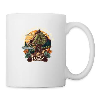 I'm in the forest, forest worker, forester, gentleman - Mug - white - Right