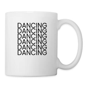 Danse Musique de danse - Mug blanc - blanc - Droite