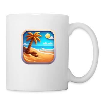 Summer Icon - Tasse - Weiß - Rechts