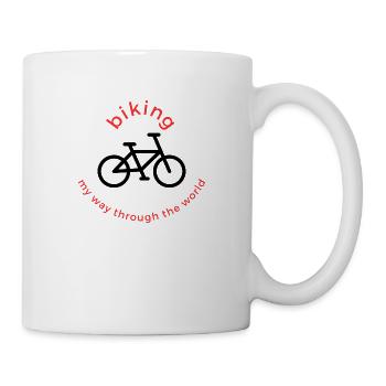 Cyclisme - Mug blanc - blanc - Droite