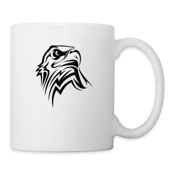 Adler - Tasse - Weiß - Rechts