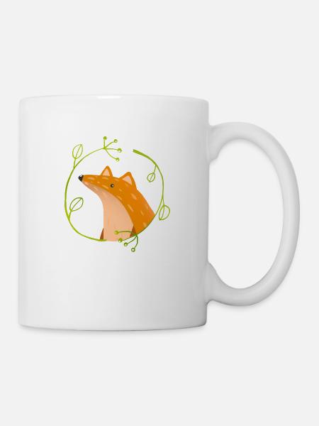 Wildtiere - Tasse - Weiß