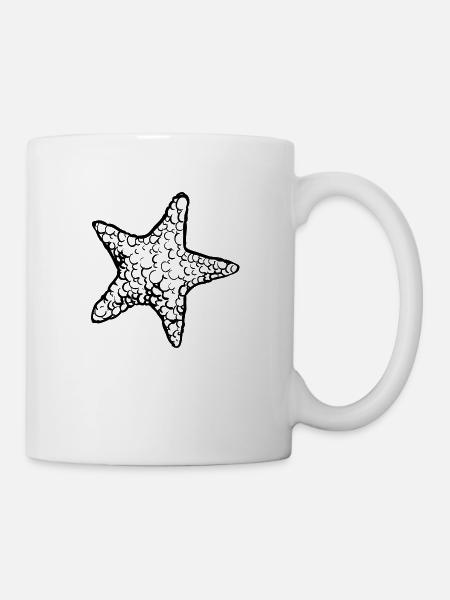 Meerestiere - Tasse - Weiß