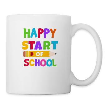 Cadeau de rentrée scolaire heureuse - Mug blanc - blanc - Droite