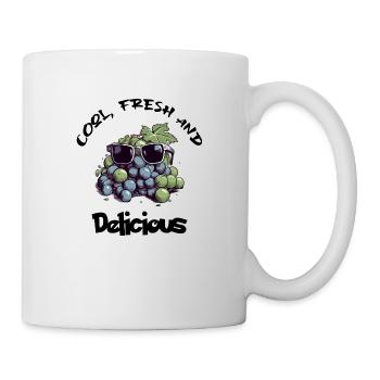 Cool fresh and delicious - Mug blanc - blanc - Droite
