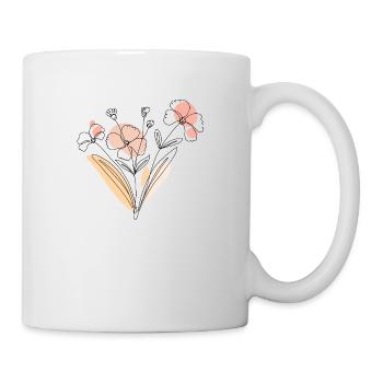 Wildflowers Flowers Nature Bouquet - Mug - white - Right