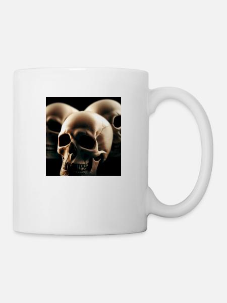 Toten kopf disgn - Mug - white