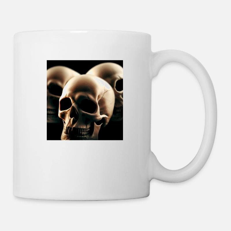 Toten kopf disgn - Mug - white