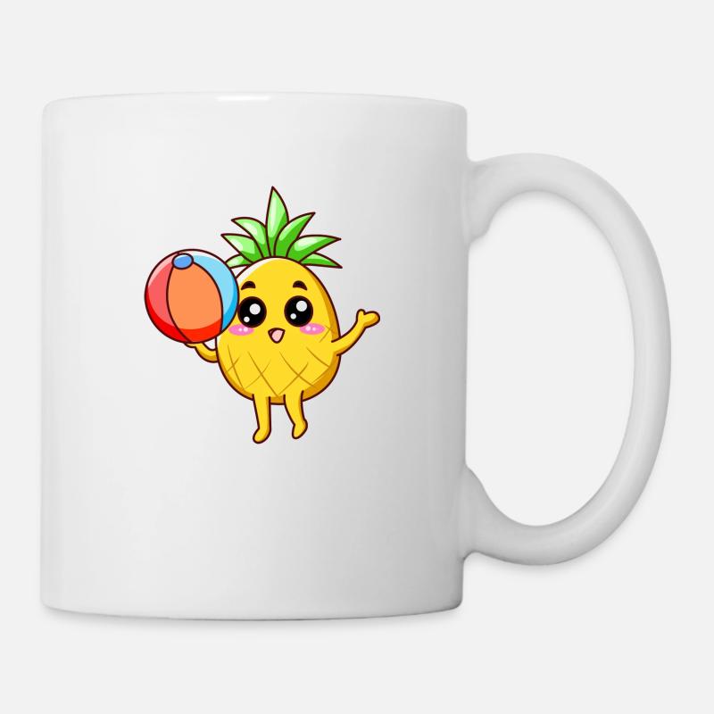 Ananas d’été - Mug blanc - blanc