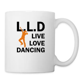 Danse Musique de danse - Mug blanc - blanc - Droite