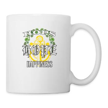Malt Hope Glück - Tasse - Weiß - Rechts