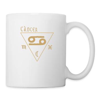 Krebs - Tasse - Weiß - Rechts