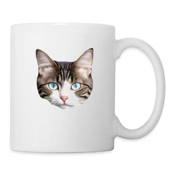 Chat mignon - Mug blanc - blanc - Droite