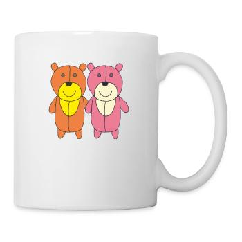 Amis des ours 2 - Mug blanc - blanc - Droite
