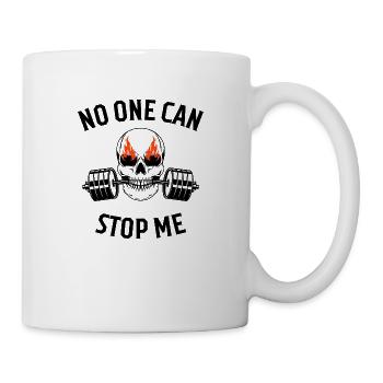 no one can stop me - Tasse - Weiß - Rechts