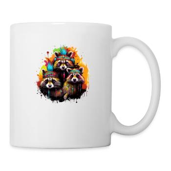 Indian Raccoons - Mug - white - Right