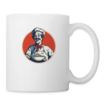 Chef italien - Mug blanc - blanc - Droite