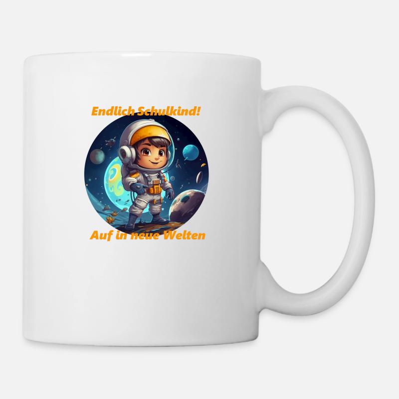 Erster Schultag Astronaut Design - Tasse - Weiß