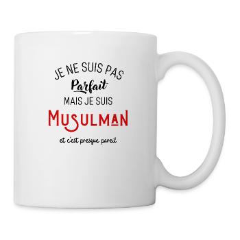 Pas parfait mais musulman - Mug blanc - blanc - Droite