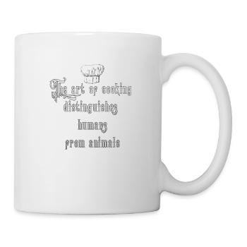 L’art du coocking - Mug blanc - blanc - Droite