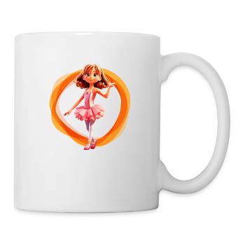 Ballet Girl Yellow - Mug - white - Right