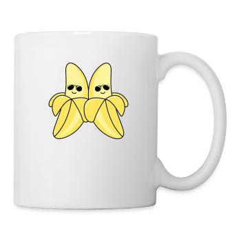 Bananes fraîches - Mug blanc - blanc - Droite