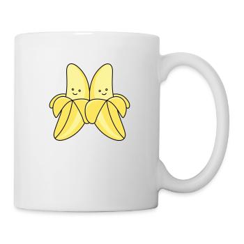 Bande dessinée Bananes - Mug blanc - blanc - Droite