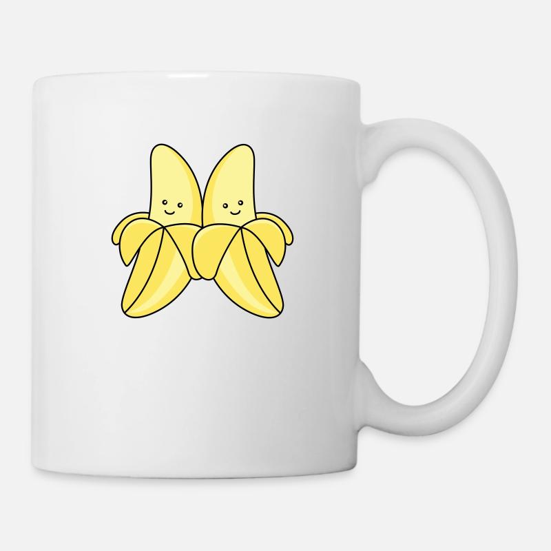 Bande dessinée Bananes - Mug blanc - blanc