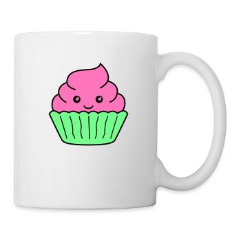 cupcake sucré - Mug blanc - blanc - Droite