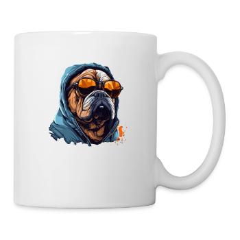 Urban Bulldog: Streetwise Bulldog Vibes - Mug - white - Right