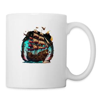 Pirate ship - Tasse - Weiß - Rechts