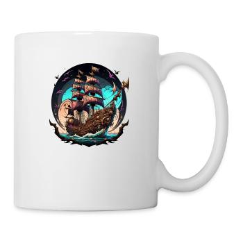 Pirate ship - Tasse - Weiß - Rechts