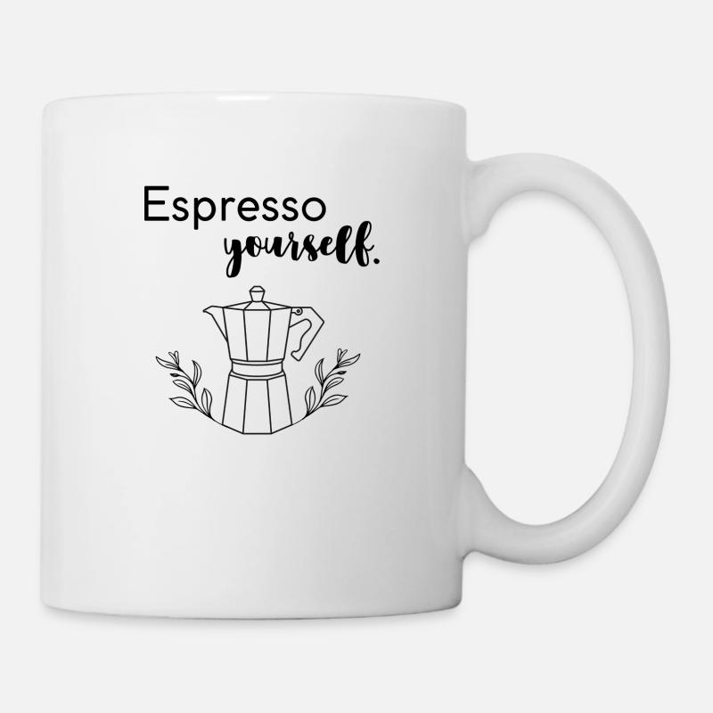 Espresso yourself - Tasse - Weiß